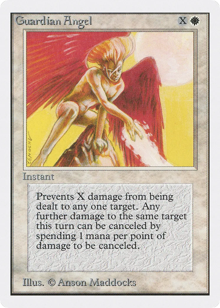 Guardian Angel — Unlimited Edition — Magic: The Gathering