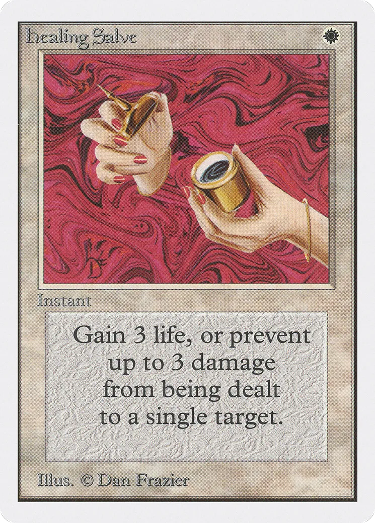 Healing Salve — Unlimited Edition — Magic: The Gathering