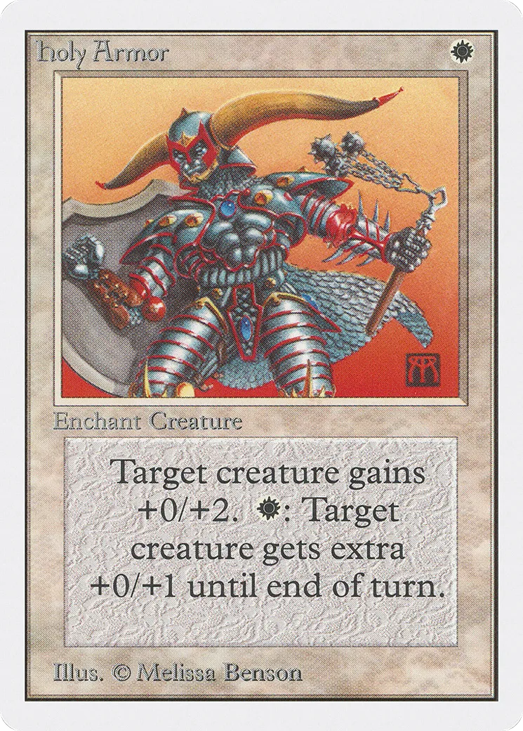 Holy Armor — Unlimited Edition — Magic: The Gathering