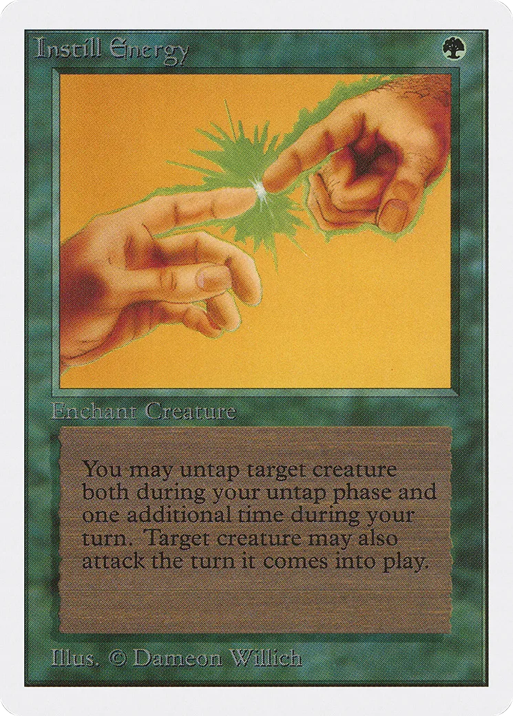 Instill Energy — Unlimited Edition — Magic: The Gathering