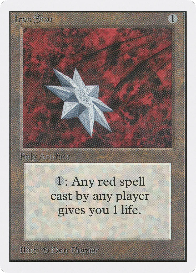 Étoile de fer — Unlimited Edition — Magic: The Gathering
