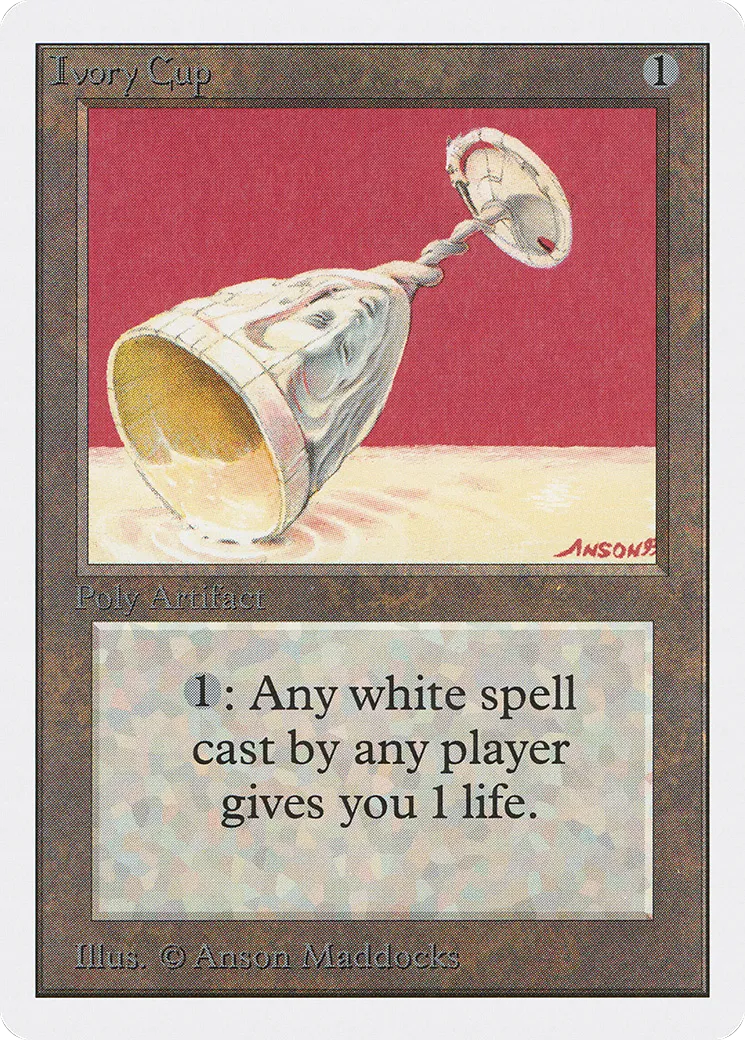 Coupe d'ivoire — Unlimited Edition — Magic: The Gathering
