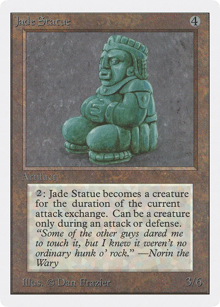 Jade Statue — Unlimited Edition — Magic: The Gathering