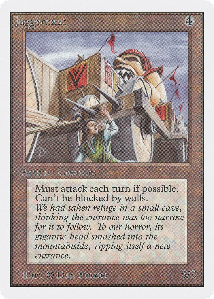 Juggernaut — Unlimited Edition — Magic: The Gathering
