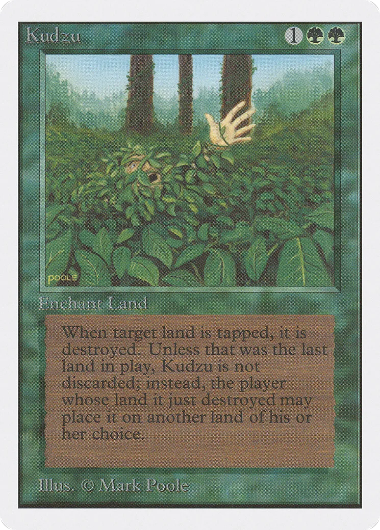 Kudzu — Unlimited Edition — Magic: The Gathering
