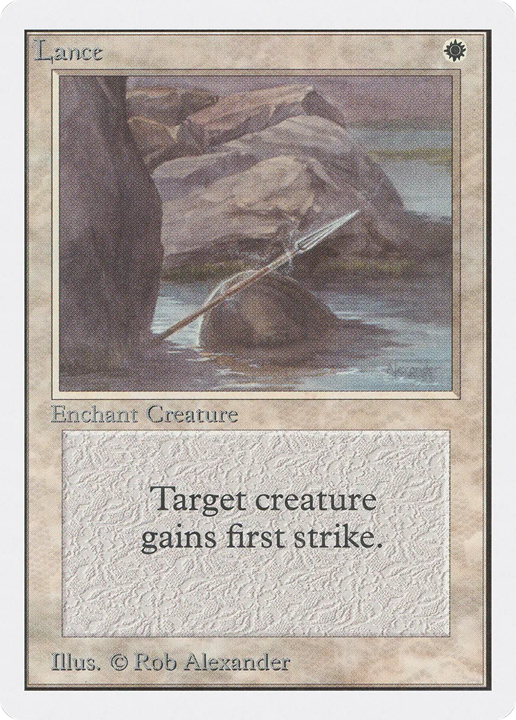 Lance — Unlimited Edition — Magic: The Gathering