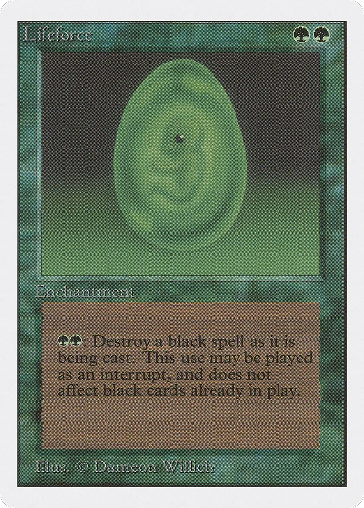 Force de vie — Unlimited Edition — Magic: The Gathering