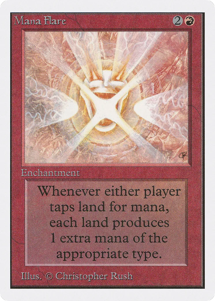 Flamboiement de mana — Unlimited Edition — Magic: The Gathering