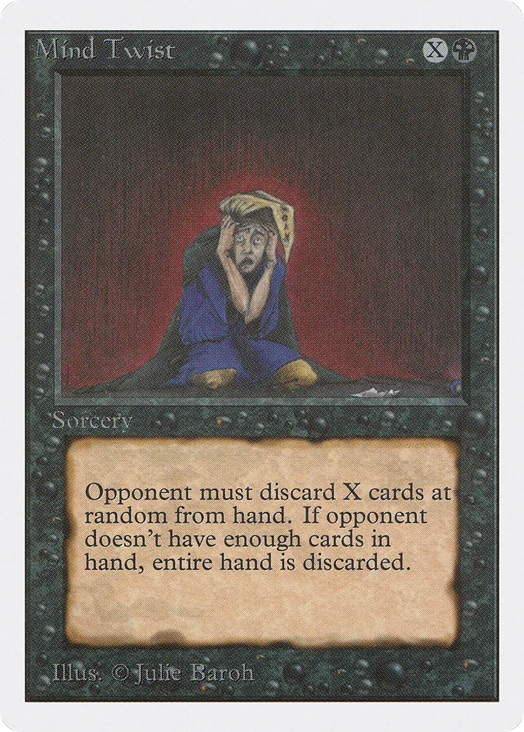 Mind Twist — Unlimited Edition — Magic: The Gathering