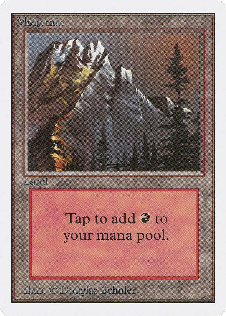 Montagne — Unlimited Edition — Magic: The Gathering