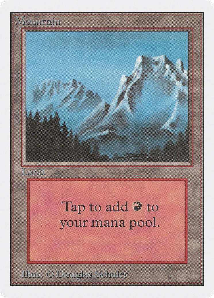 Montagne — Unlimited Edition — Magic: The Gathering
