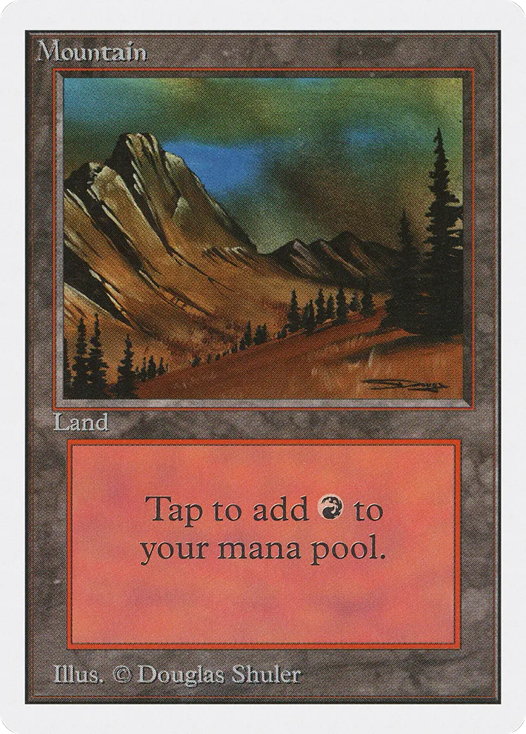 Montagne — Unlimited Edition — Magic: The Gathering