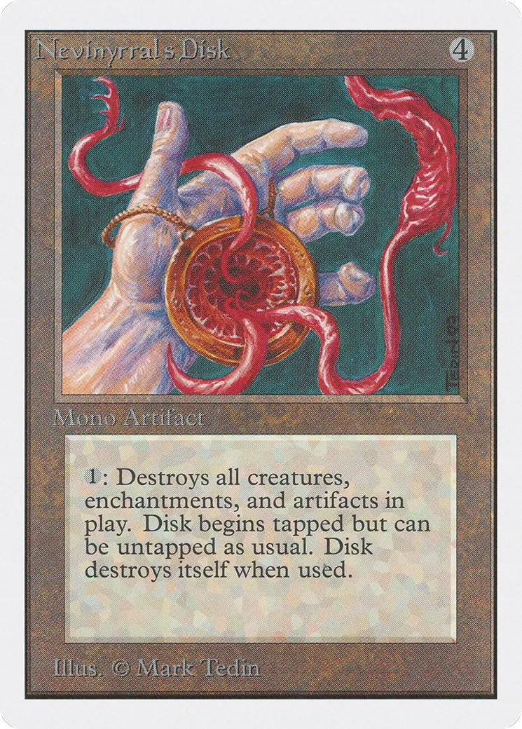 Disque de Nevinyrral — Unlimited Edition — Magic: The Gathering
