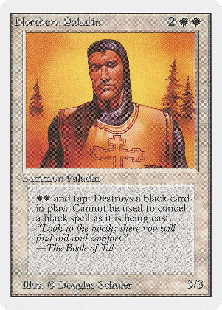 Northern Paladin — Unlimited Edition — Magic: The Gathering