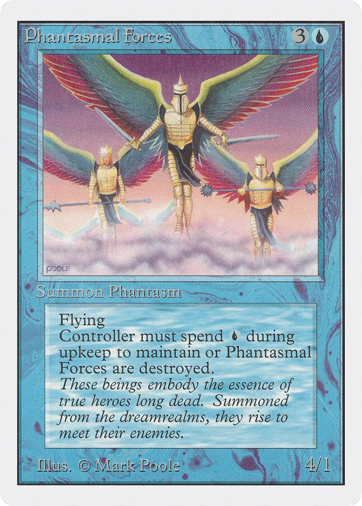 Forces phantasmatiques — Unlimited Edition — Magic: The Gathering