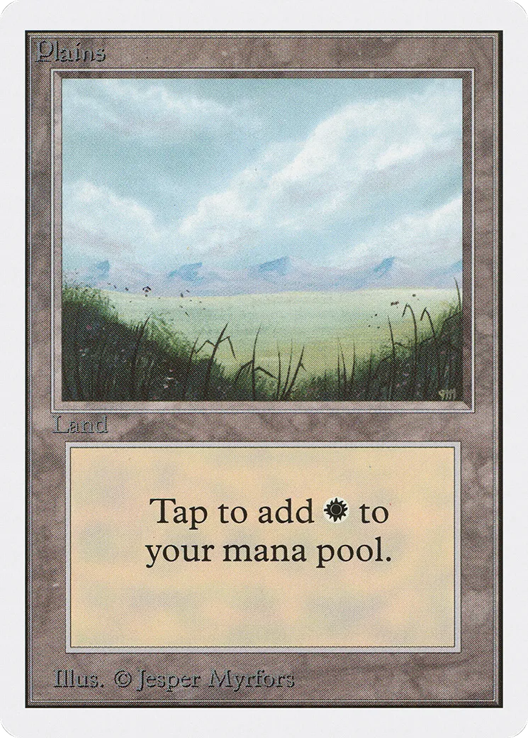 Plaine — Unlimited Edition — Magic: The Gathering