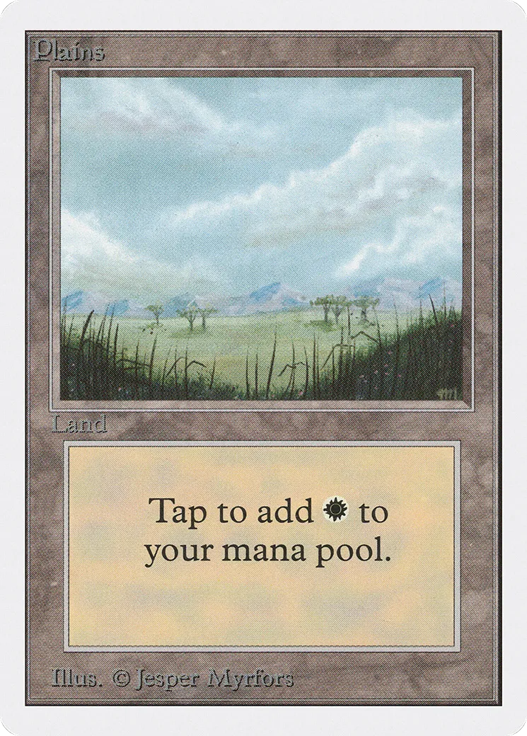 Plaine — Unlimited Edition — Magic: The Gathering