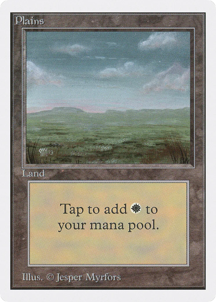 Plaine — Unlimited Edition — Magic: The Gathering