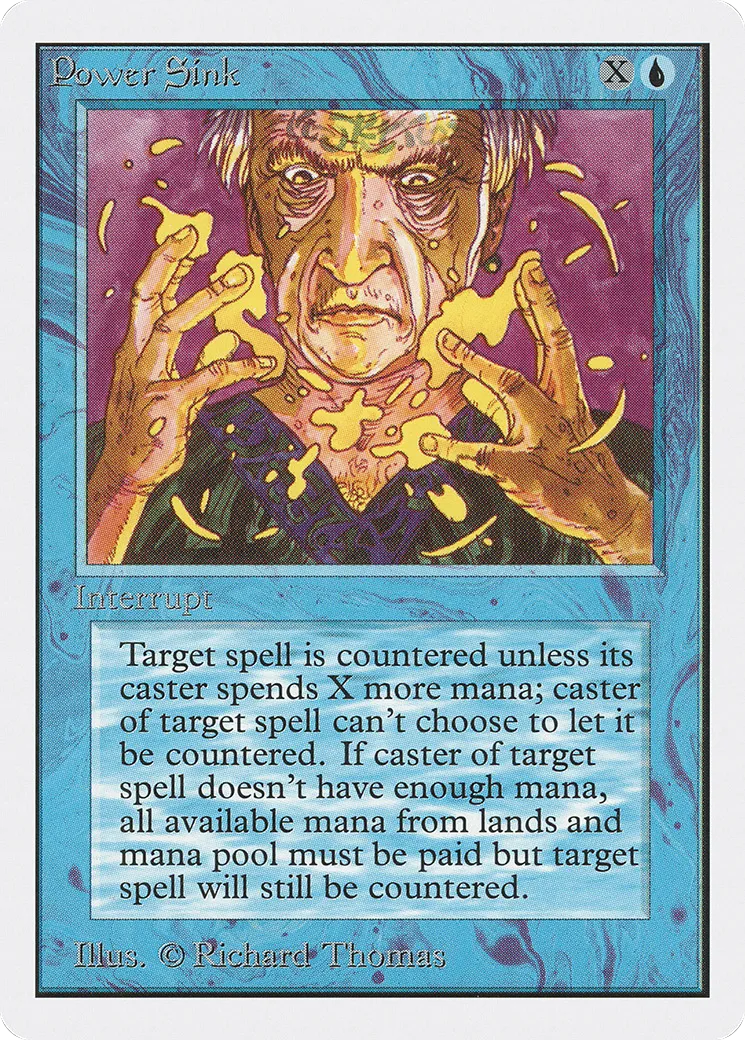 Power Sink — Unlimited Edition — Magic: The Gathering