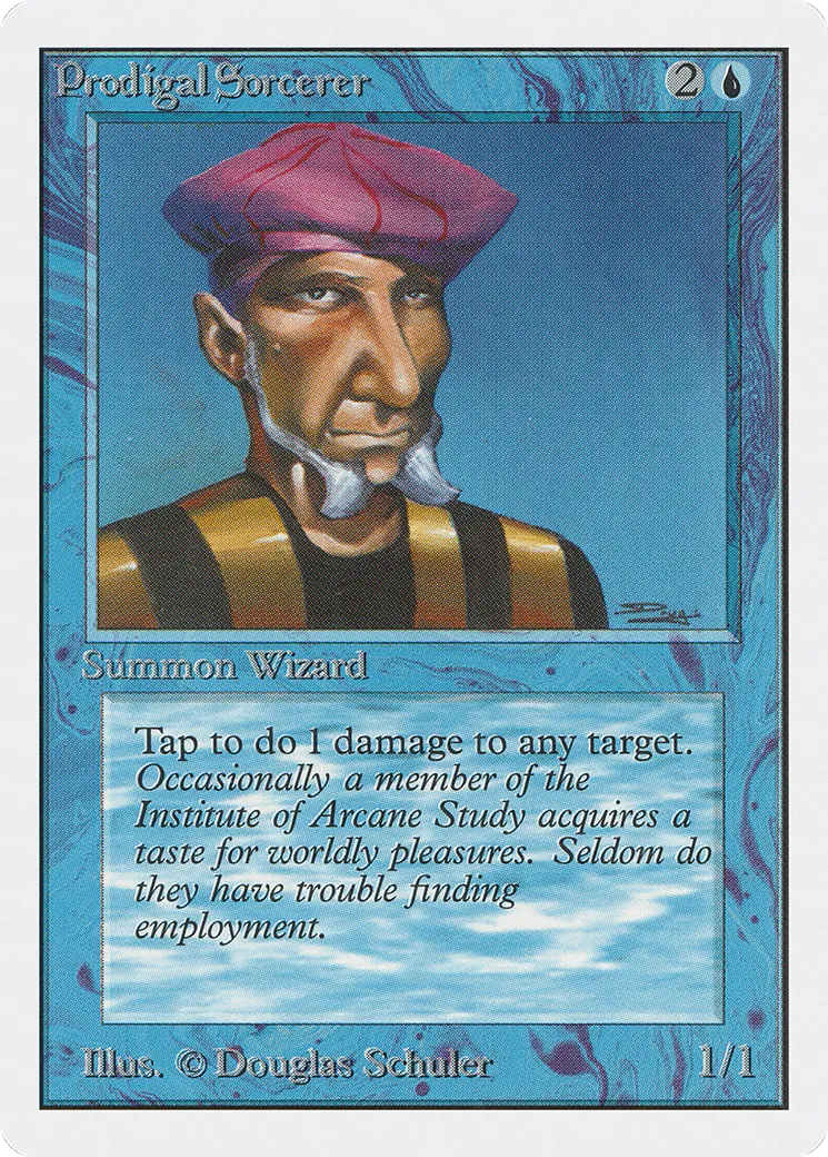 Sorcier sybarite — Unlimited Edition — Magic: The Gathering