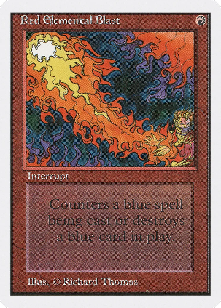 Salve élémentaire rouge — Unlimited Edition — Magic: The Gathering