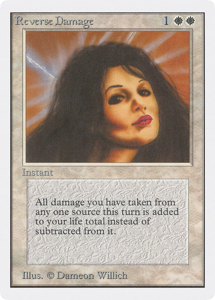 Reverse Damage — Unlimited Edition — Magic: The Gathering