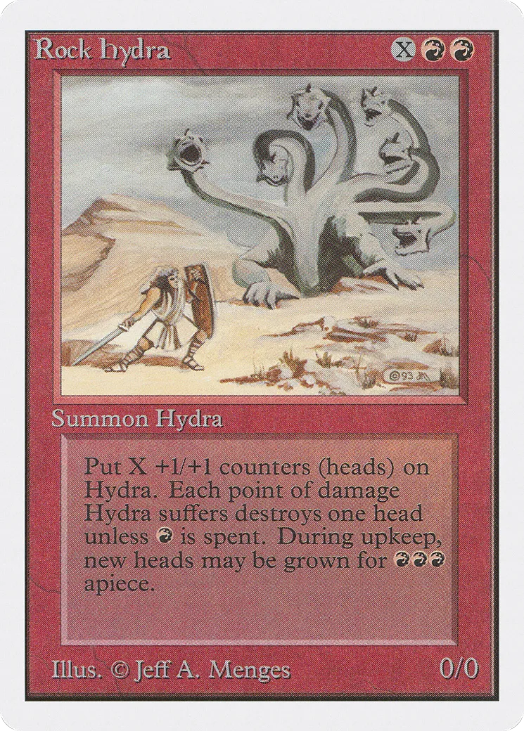 Rock Hydra — Unlimited Edition — Magic: The Gathering