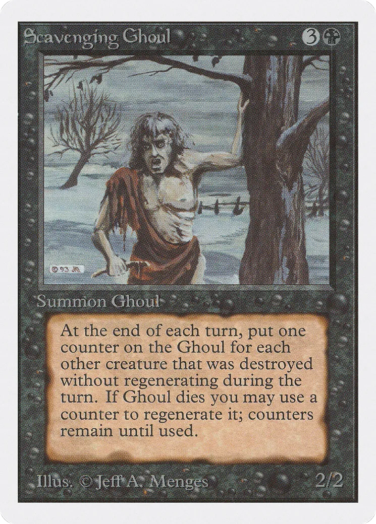 Goule nécrophage — Unlimited Edition — Magic: The Gathering