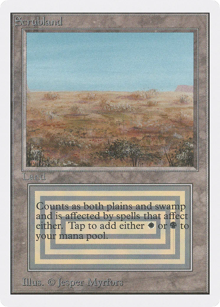 Brousse — Unlimited Edition — Magic: The Gathering