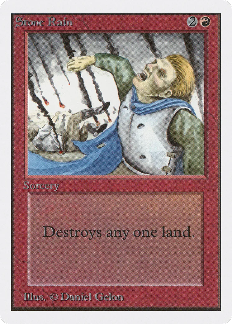 Pluie de pierres — Unlimited Edition — Magic: The Gathering