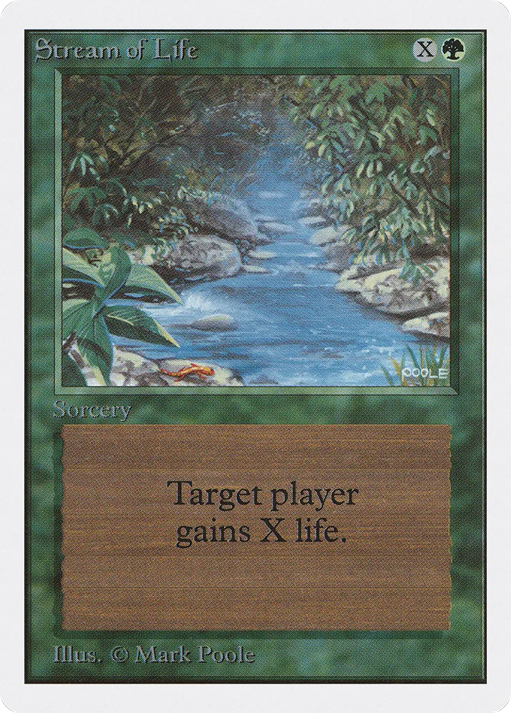 Stream of Life — Unlimited Edition — Magic: The Gathering