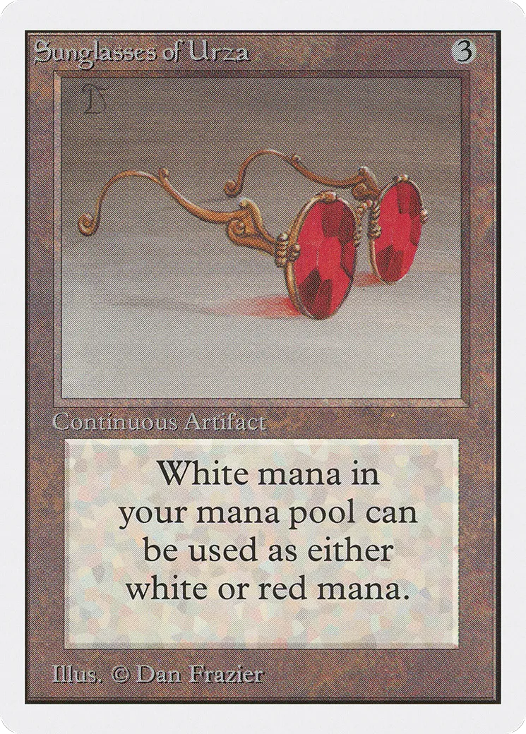 Lunettes solaires d'Urza — Unlimited Edition — Magic: The Gathering