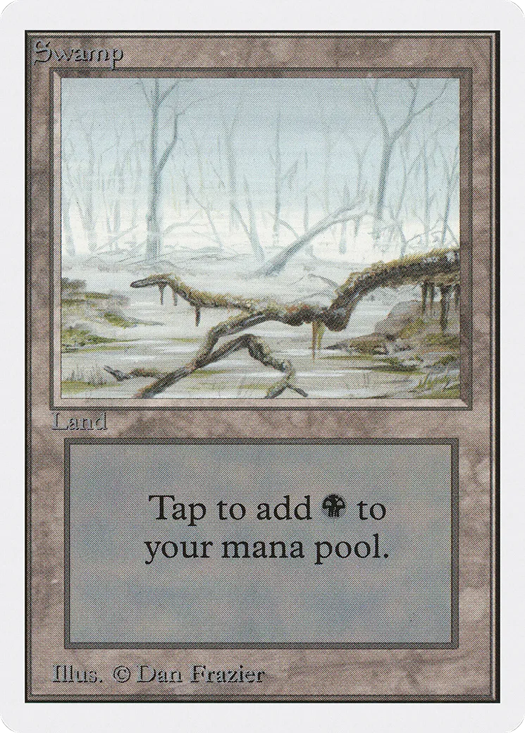 Swamp — Unlimited Edition — Magic: The Gathering