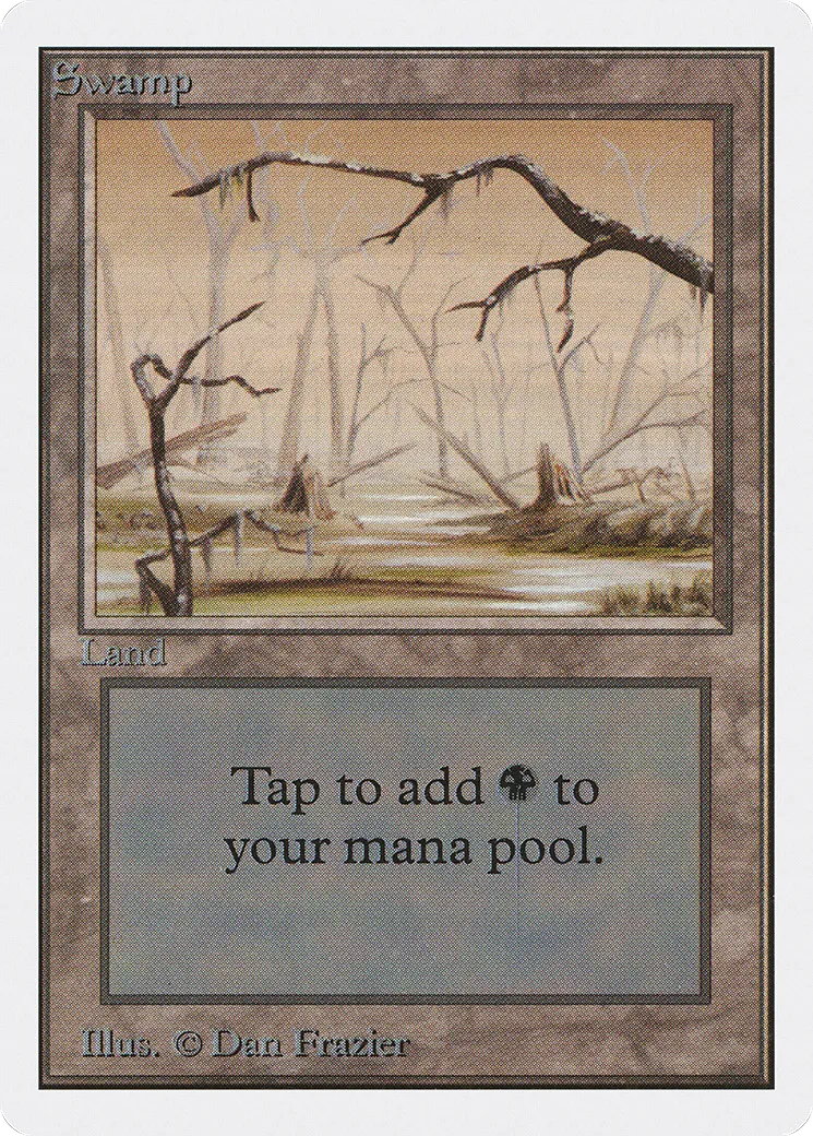Swamp — Unlimited Edition — Magic: The Gathering