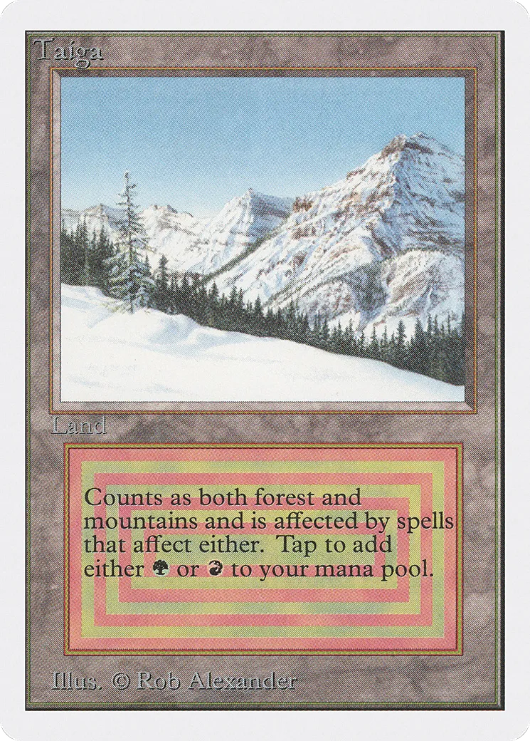Taïga — Unlimited Edition — Magic: The Gathering