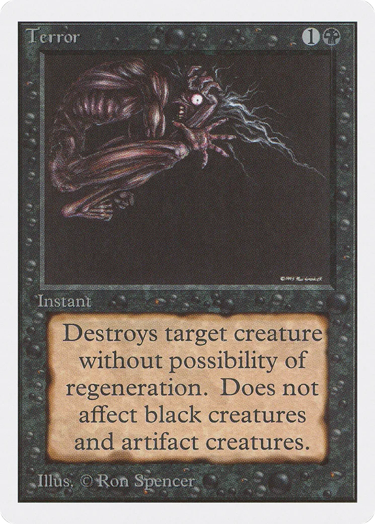 Terror — Unlimited Edition — Magic: The Gathering