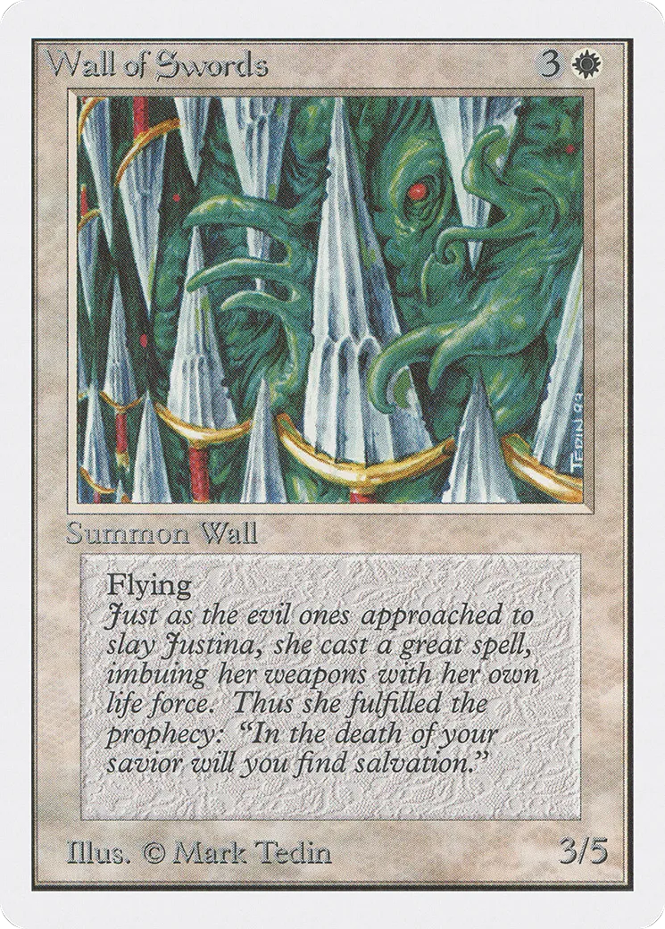 Mur d'épées — Unlimited Edition — Magic: The Gathering