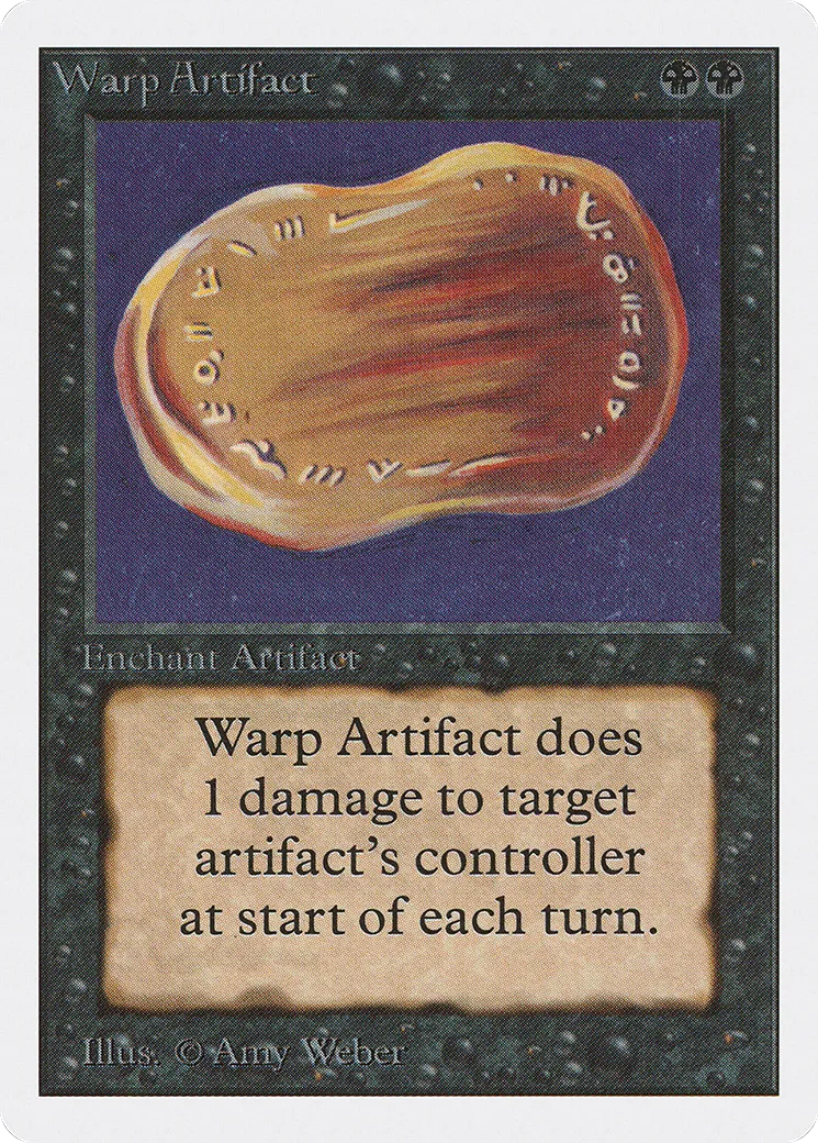 Warp Artifact — Unlimited Edition — Magic: The Gathering