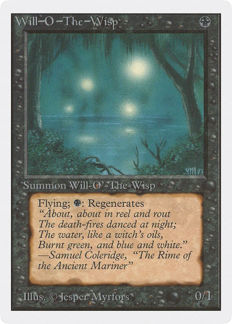 Feu follet — Unlimited Edition — Magic: The Gathering