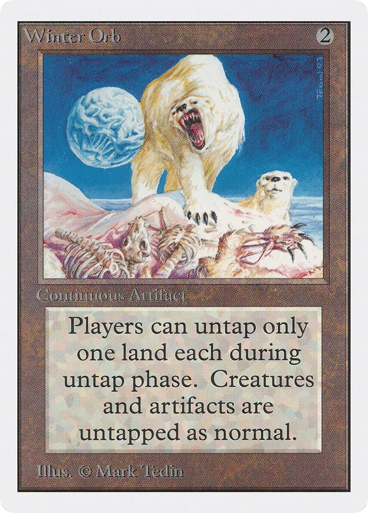 Orbe de l'hiver — Unlimited Edition — Magic: The Gathering