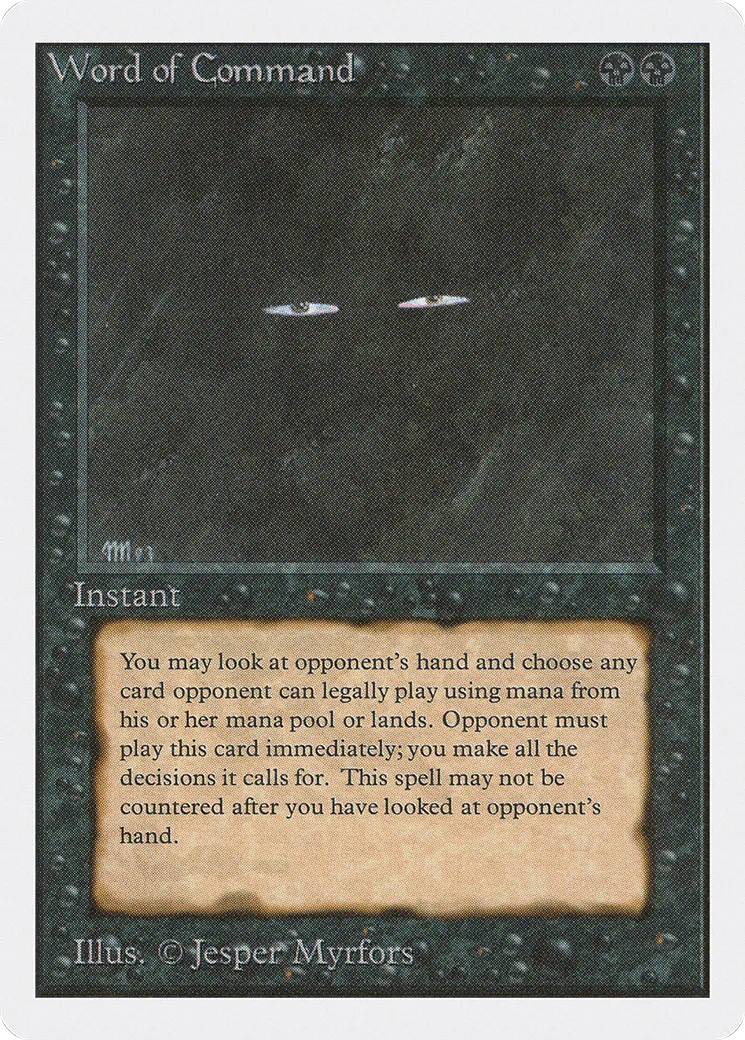 Word of Command — Unlimited Edition — Magic: The Gathering