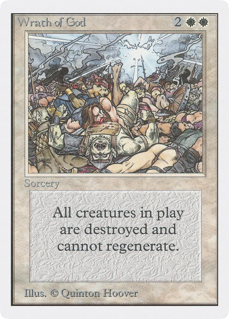 Wrath of God — Unlimited Edition — Magic: The Gathering