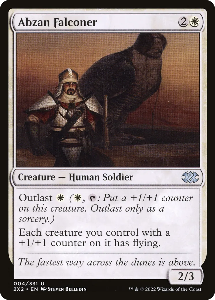 Abzan Falconer — Double Masters 2022 — Magic: The Gathering