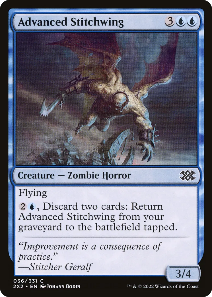 Advanced Stitchwing — Double Masters 2022 — Magic: The Gathering