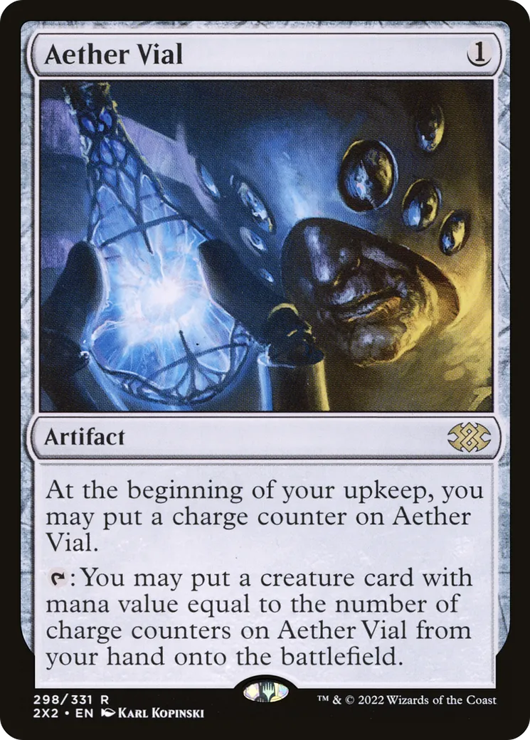 Aether Vial — Double Masters 2022 — Magic: The Gathering