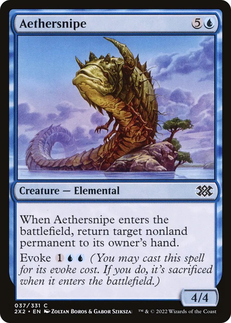 Aethersnipe — Double Masters 2022 — Magic: The Gathering