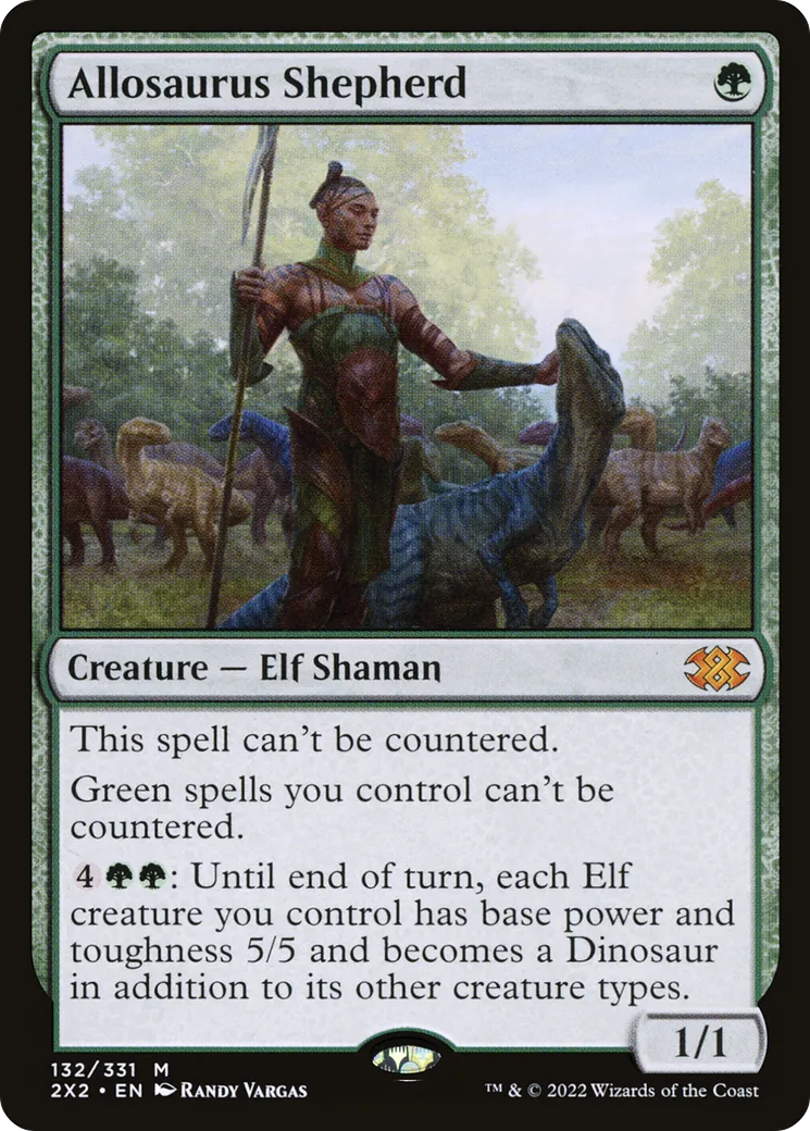 Berger des allosaures — Double Masters 2022 — Magic: The Gathering