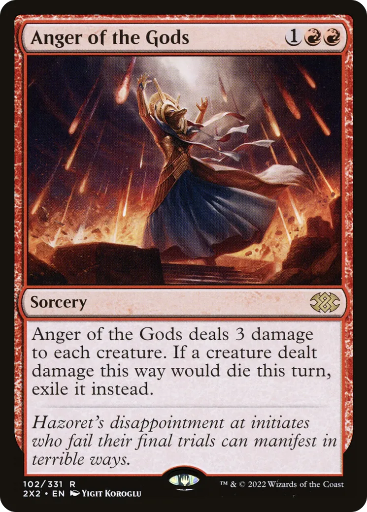 Anger of the Gods — Double Masters 2022 — Magic: The Gathering