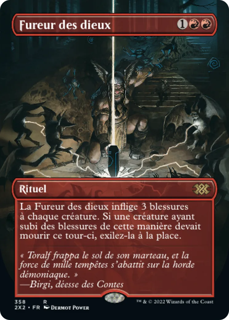 Fureur des dieux — Double Masters 2022 — Magic: The Gathering