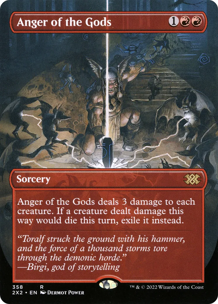 Anger of the Gods from Double Masters 2022 - Magic: The Gathering